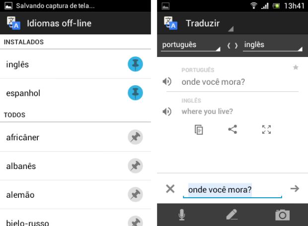 Novo Google Tradutor para Android faz traduções offline